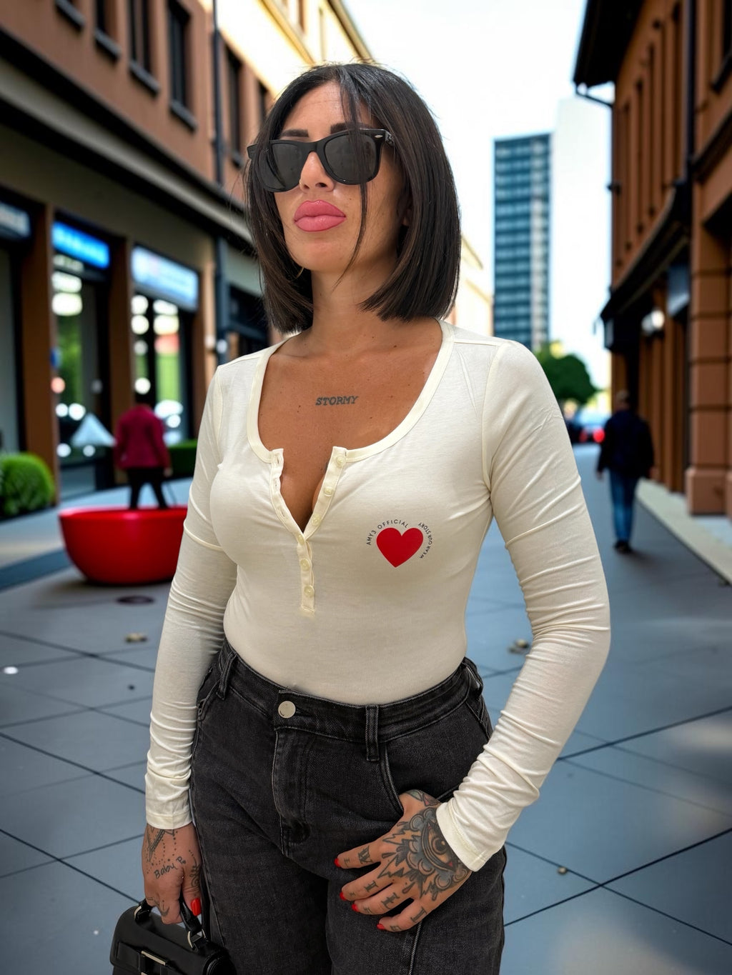 SHIRT AMY SERAFINO BIANCA
