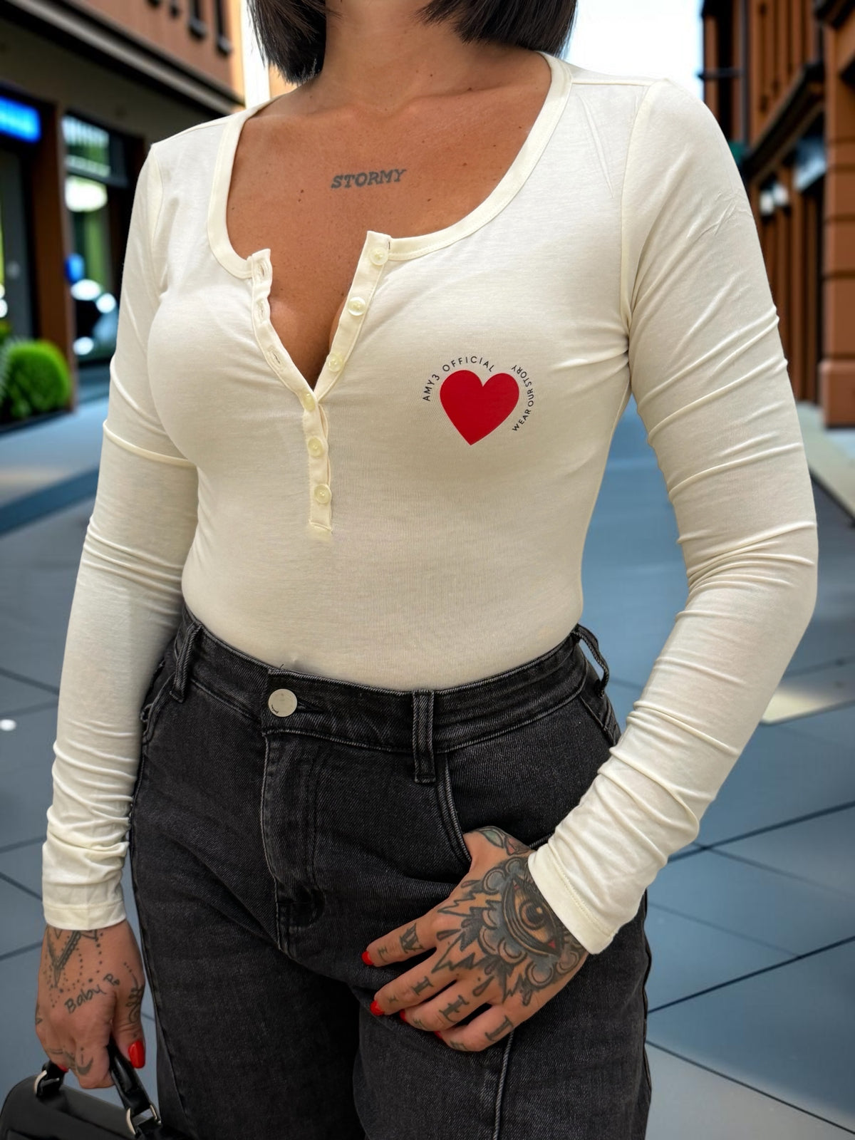 SHIRT AMY SERAFINO BIANCA