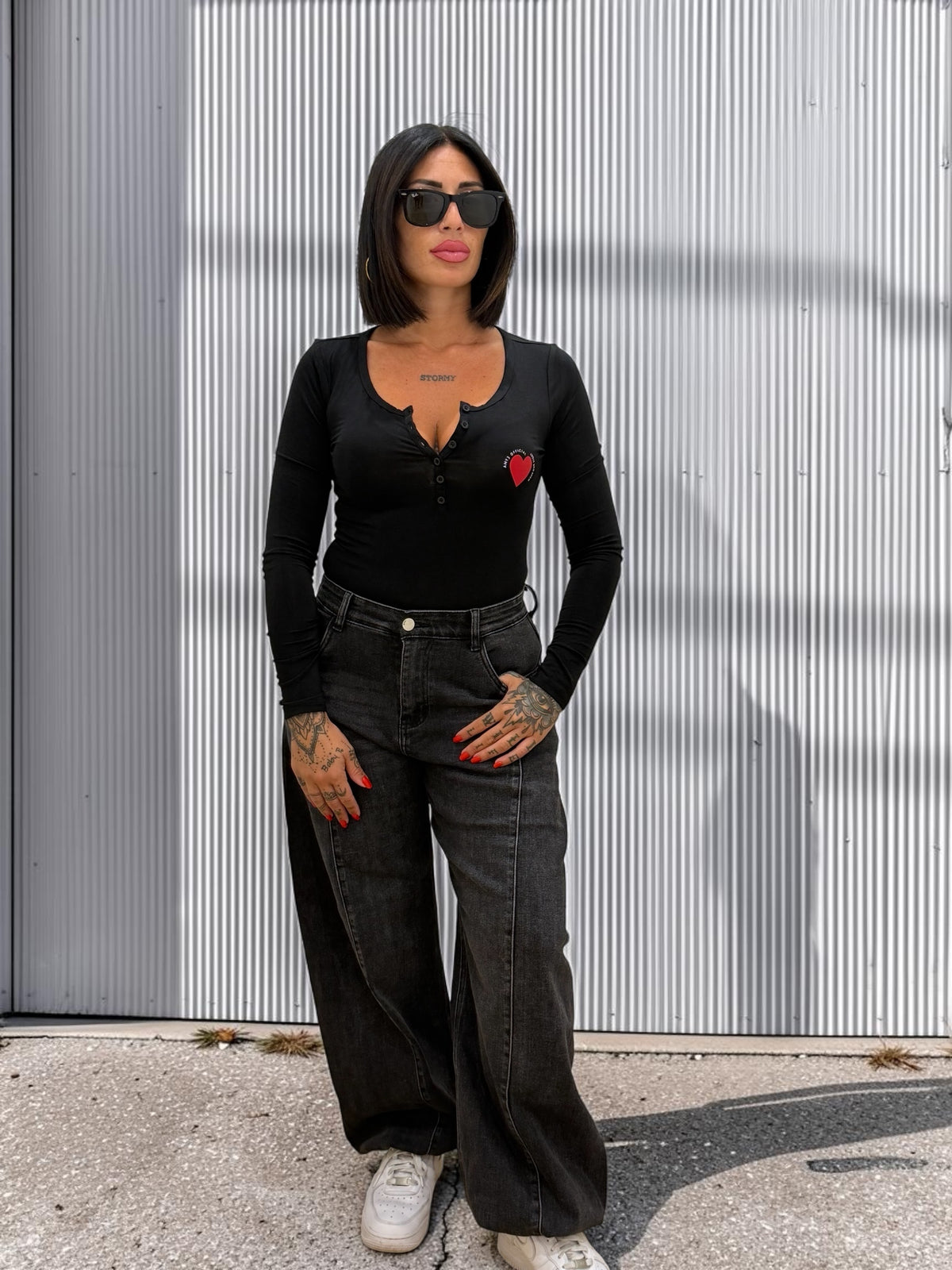 SHIRT AMY SERAFINO NERA
