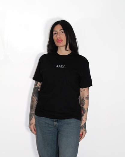 T-SHIRT HEART NERA