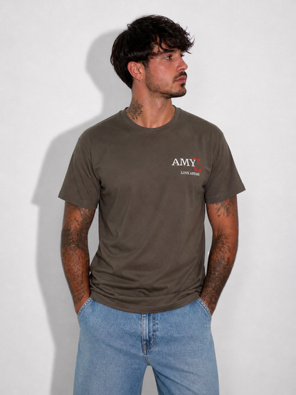 T-SHIRT LOVE GRAPHITE